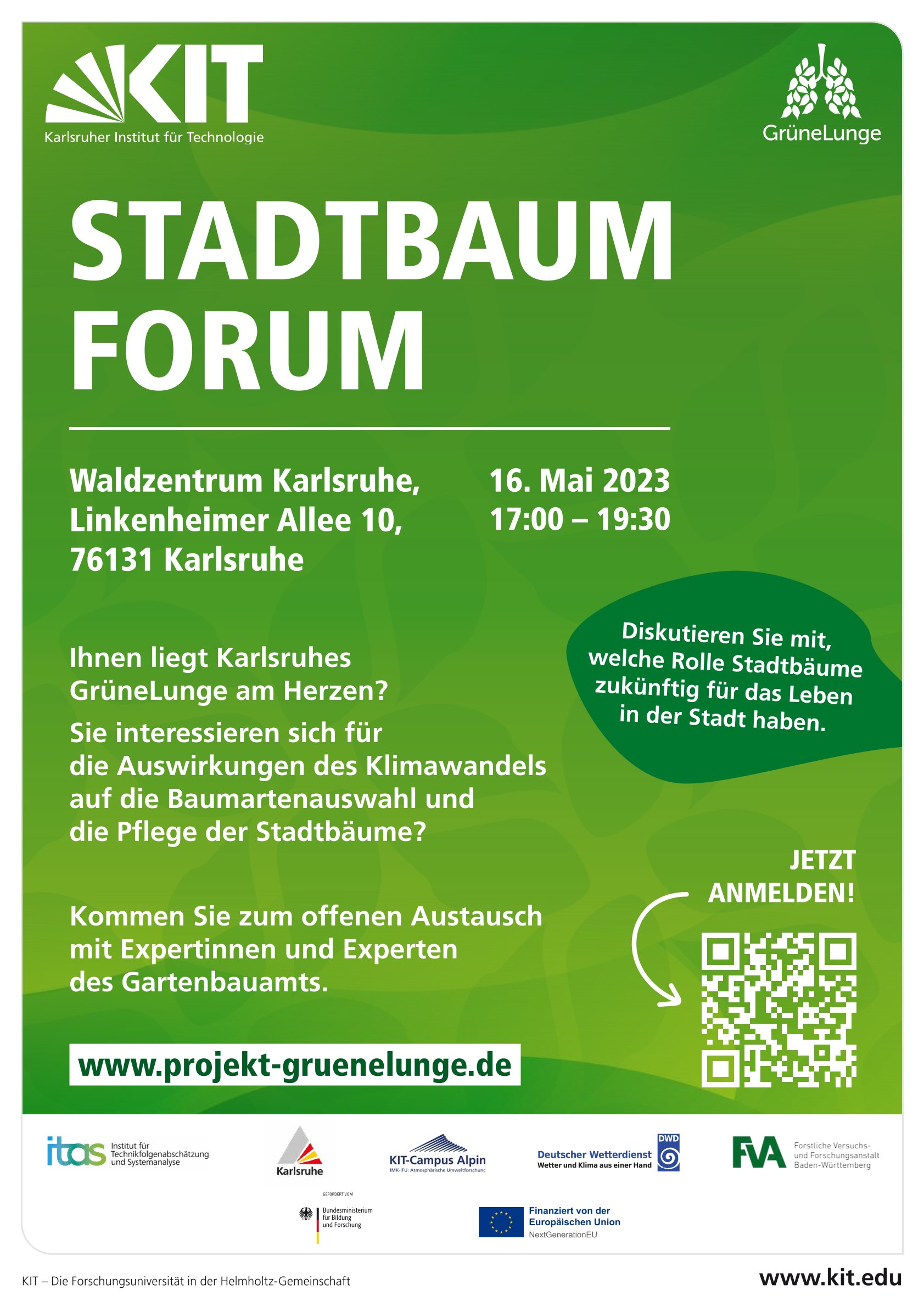 Plakat Stadtbaumforum 2023